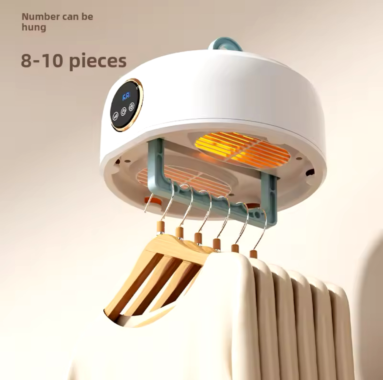 Miniatura 3 de SECADOR ROPA PLEGABLE ELÉCTRICO